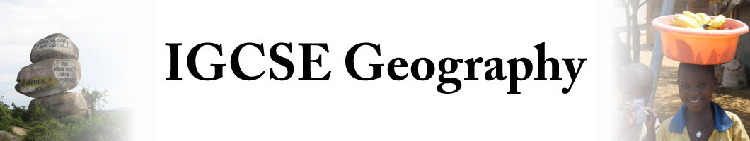 IGCSE Geography homepage