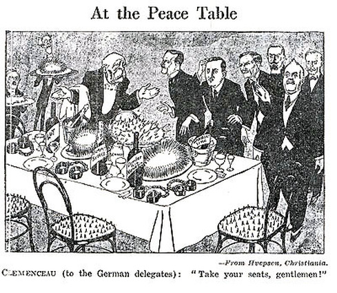 At The Peace Table Treaty of Versailles IGCSE History