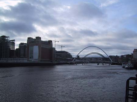 looking along the tyne